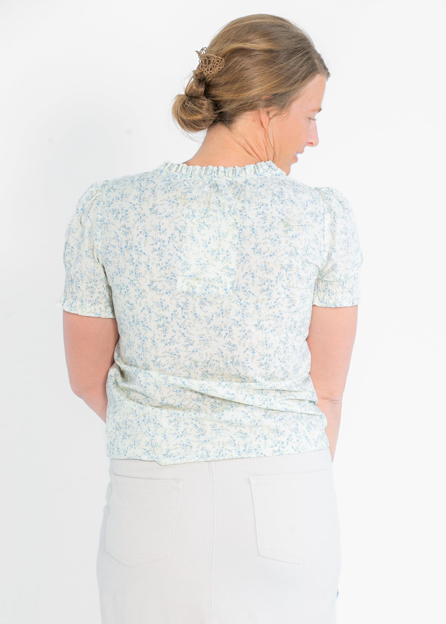 Dempsey Floral Puff Sleeve Top - FINAL SALE