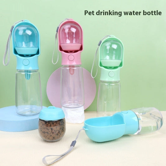 Pet Supplies Dog Drinking Water Bottle Grain Storage Tank Portable Portable Cup
