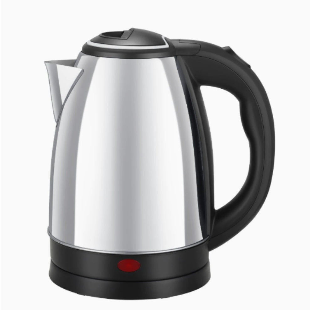 Stainless Steel Electric Kettle With A Steel Lid