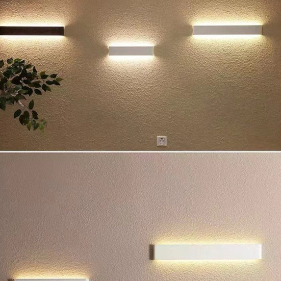 Strip Aluminum Wall Lamp Nordic Creative Bedroom Bedside