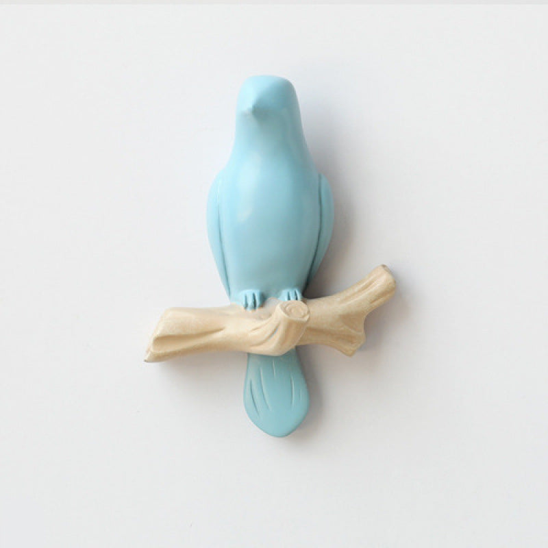 Bird Decoration Hook Entrance Wall No-trace Key Hook No-drill Wall Decor Wall-mounted Coat Hook
