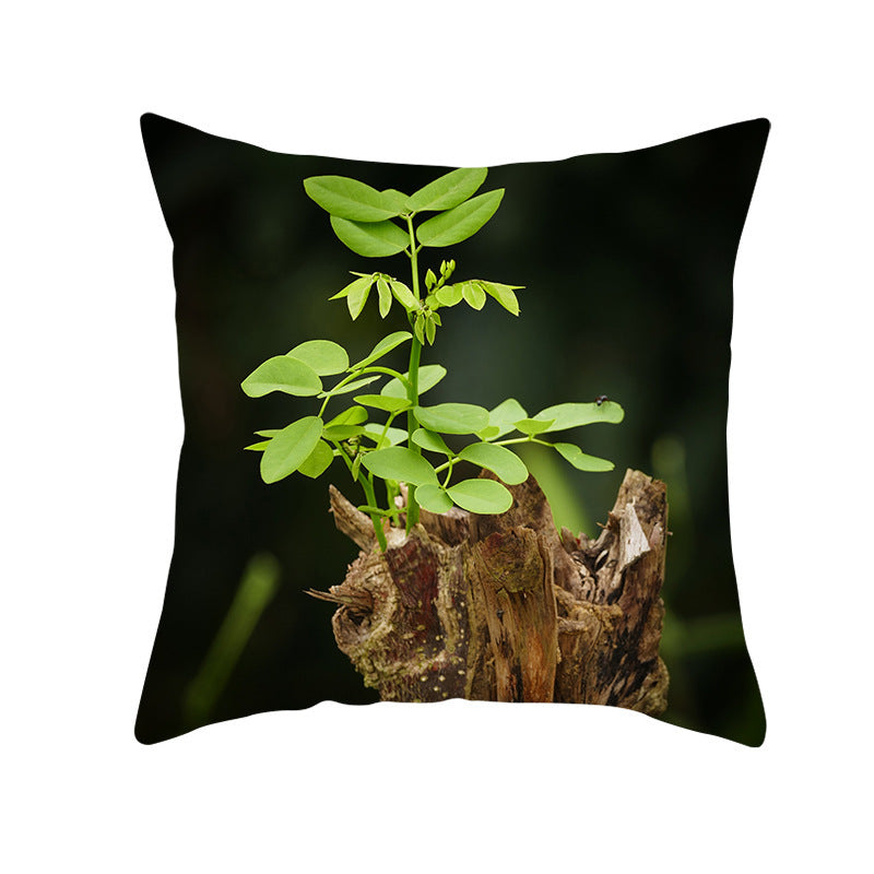 Tropical Plants Pillowcase Decor