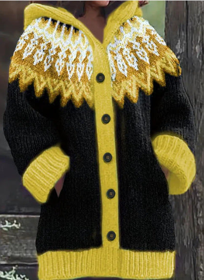 New Animal 3D Printed Casual Hooded Cloak Jacket