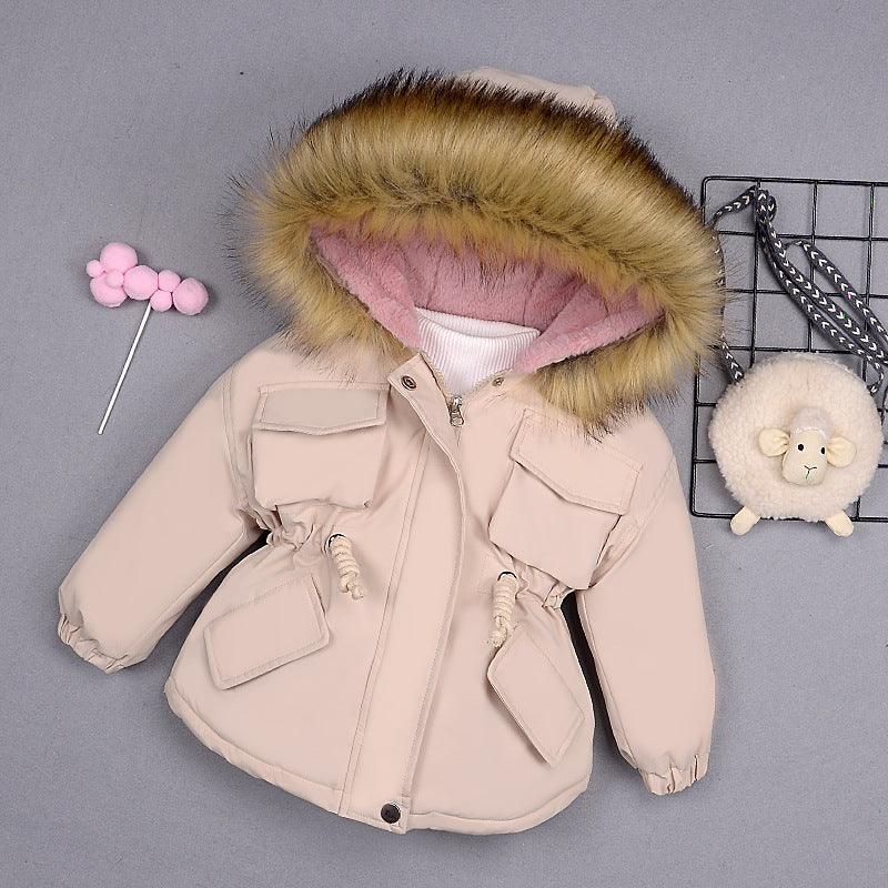 Children's Thick Winter Cotton-padded Jacket