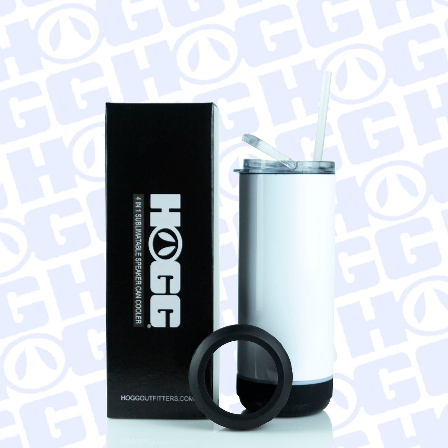 4 in 1 SPEAKER CAN COOLER - WHITE