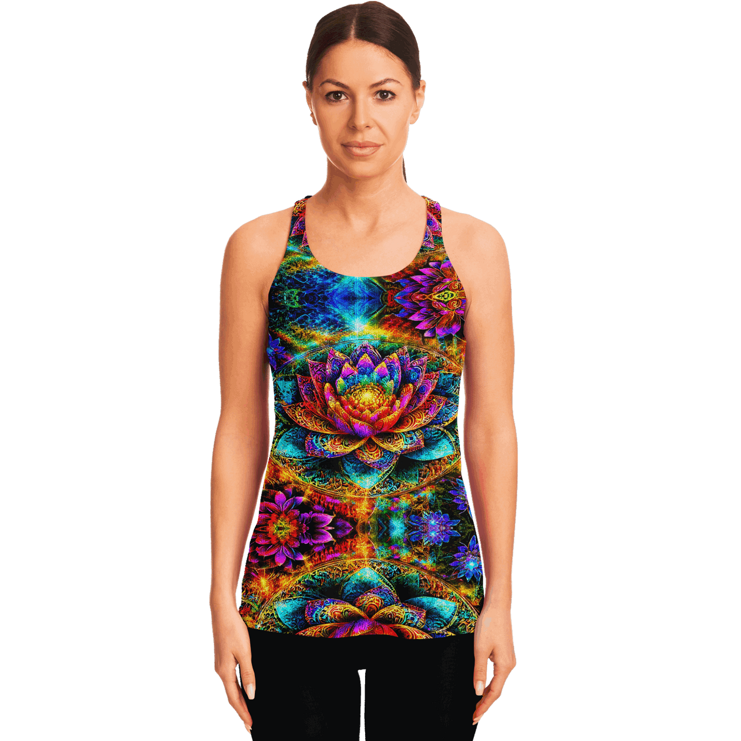 Mystic Abundance | Flowy Racerback Tank Top
