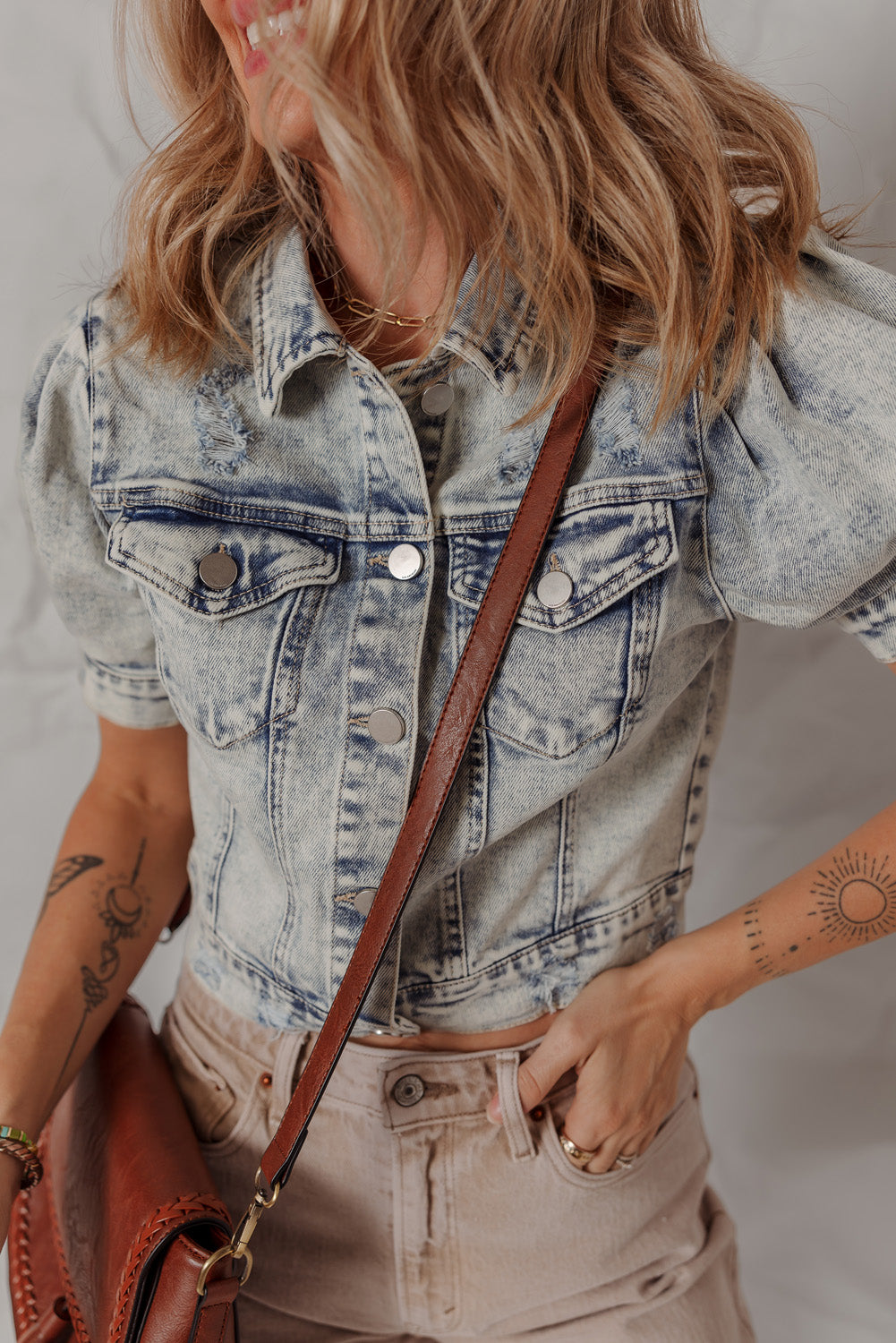 Eleanor Chest Puff Sleeve Jacket