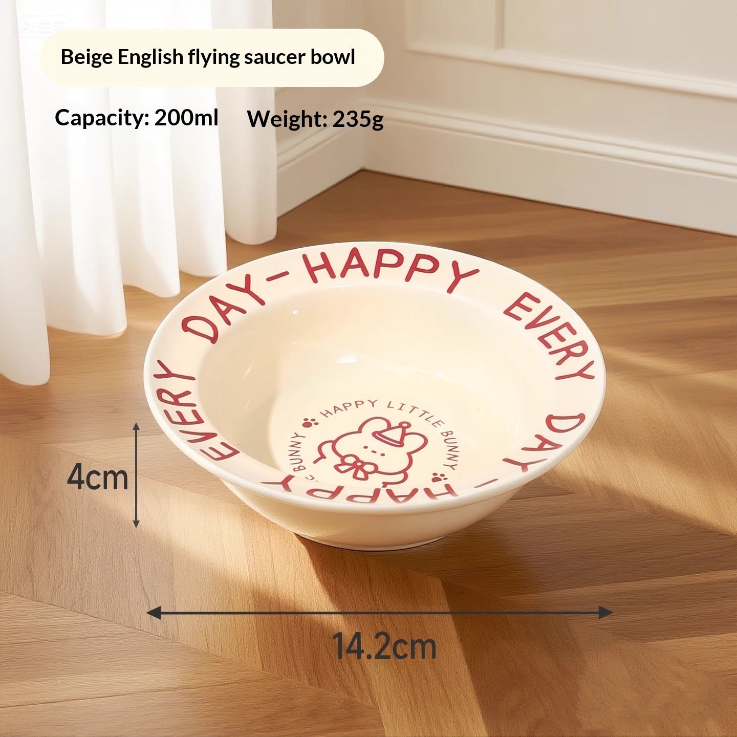 Ceramic Cat Food Cat Magnetic High-legged Cat Bowl Stand Cat Food Bowl Cervical Spine Protection Dog Bowl