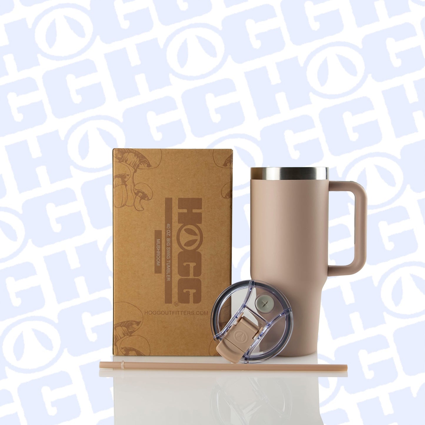 40oz POWDER COATED BIG SWIG TUMBLER - PASTEL COLLECTION