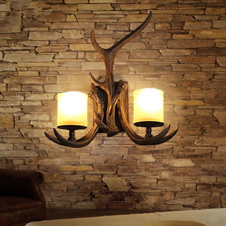 Antlers Creative Bedroom Bedside Aisle Wall Lamp