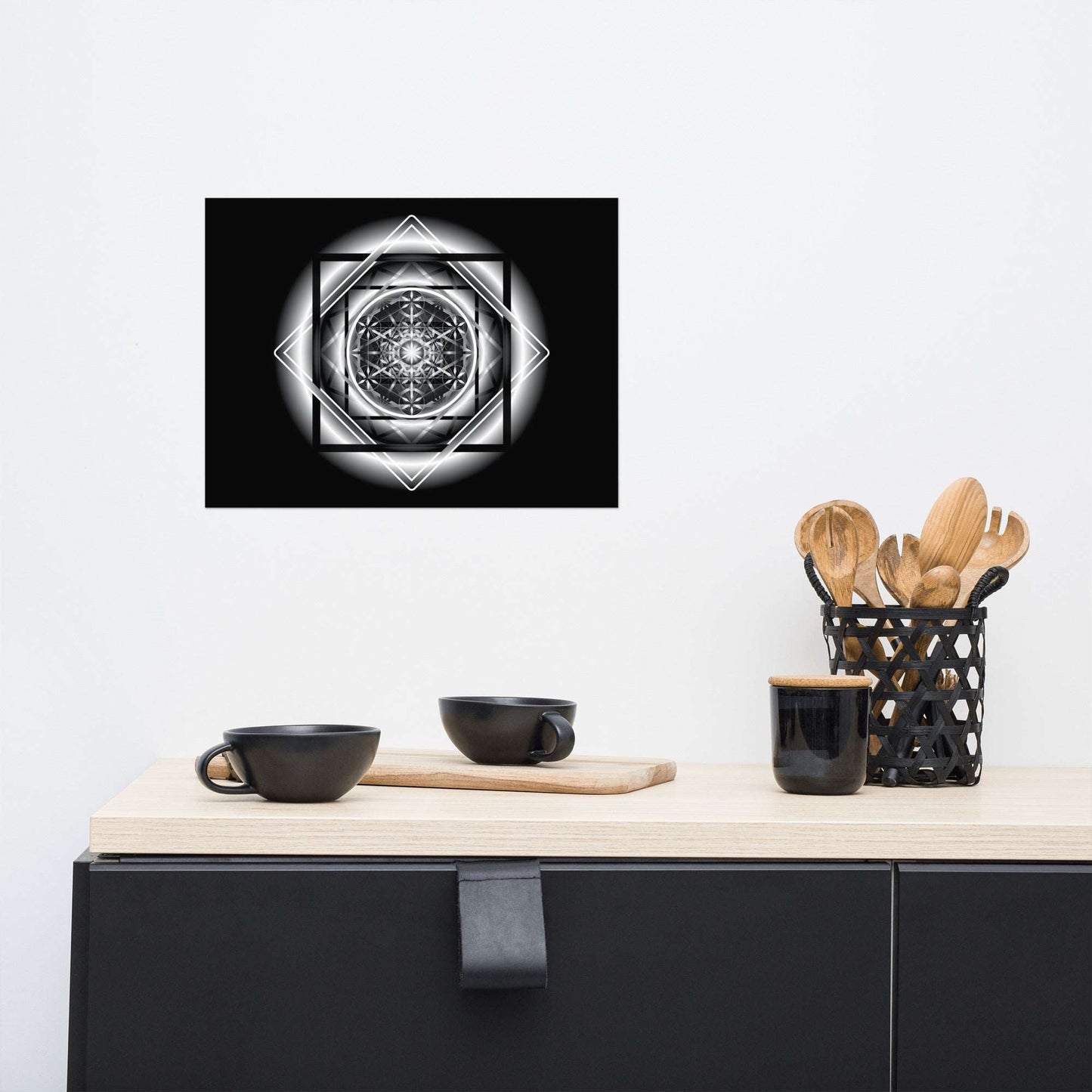 Melchizedek | Black & White Poster