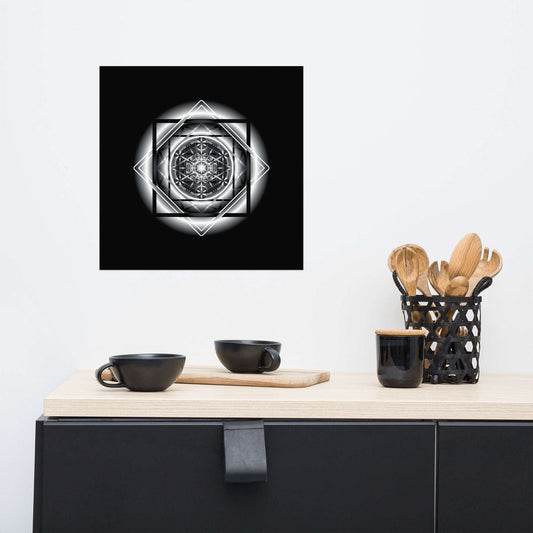 Melchizedek | Black & White Poster