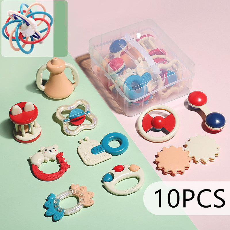 Baby Grip Teether and Rattle Toy for Infants