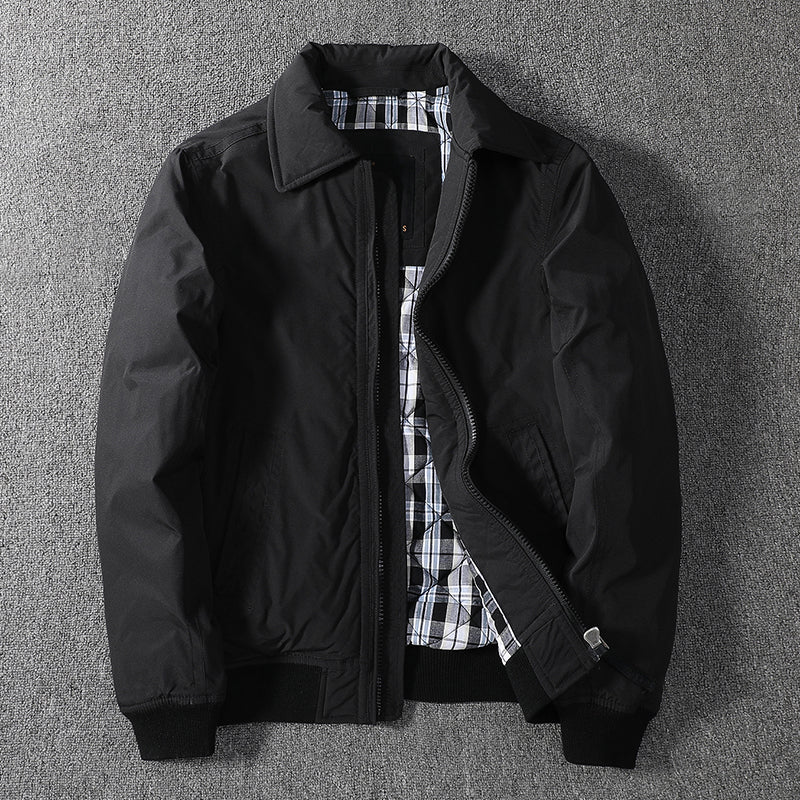 Thickened Tooling Jacket Cotton-padded Jacket Middle-aged Men's Clothin