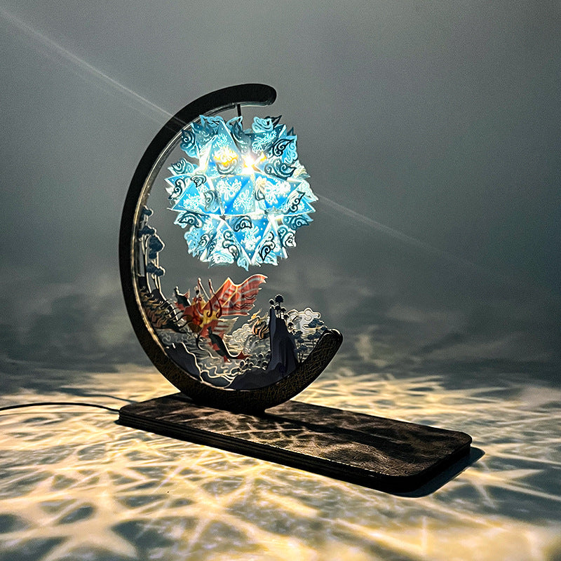 Goddess Festival Creative Paper Sculpture Lamp