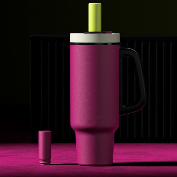 Stainless Steel Kettle With An Outdoor Ceramic Liner