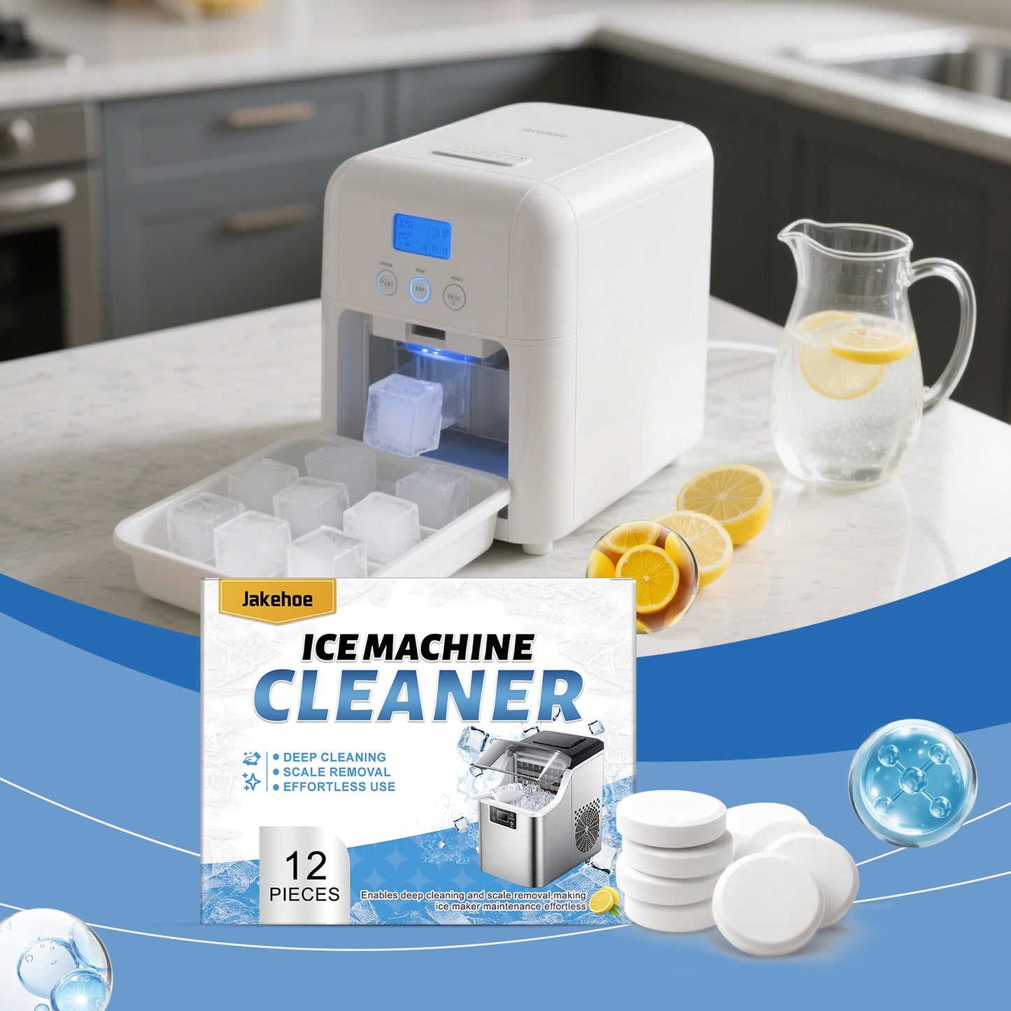Ice Maker Cleaning Sheet 12pcs1box