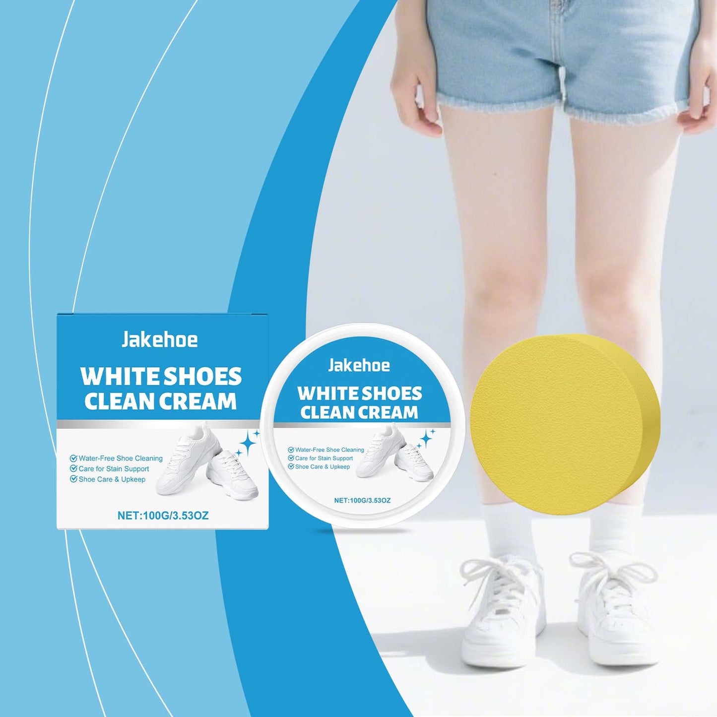 White Shoe Cleaning Cream