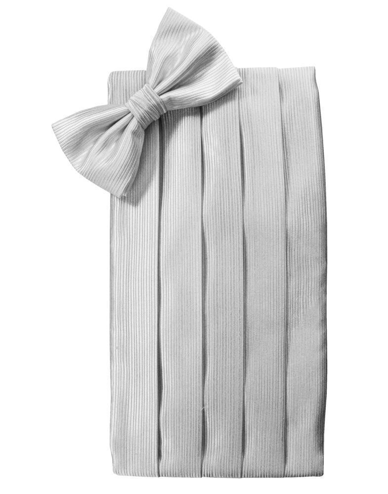 Faille Silk Cummerbund & Bow Tie Set