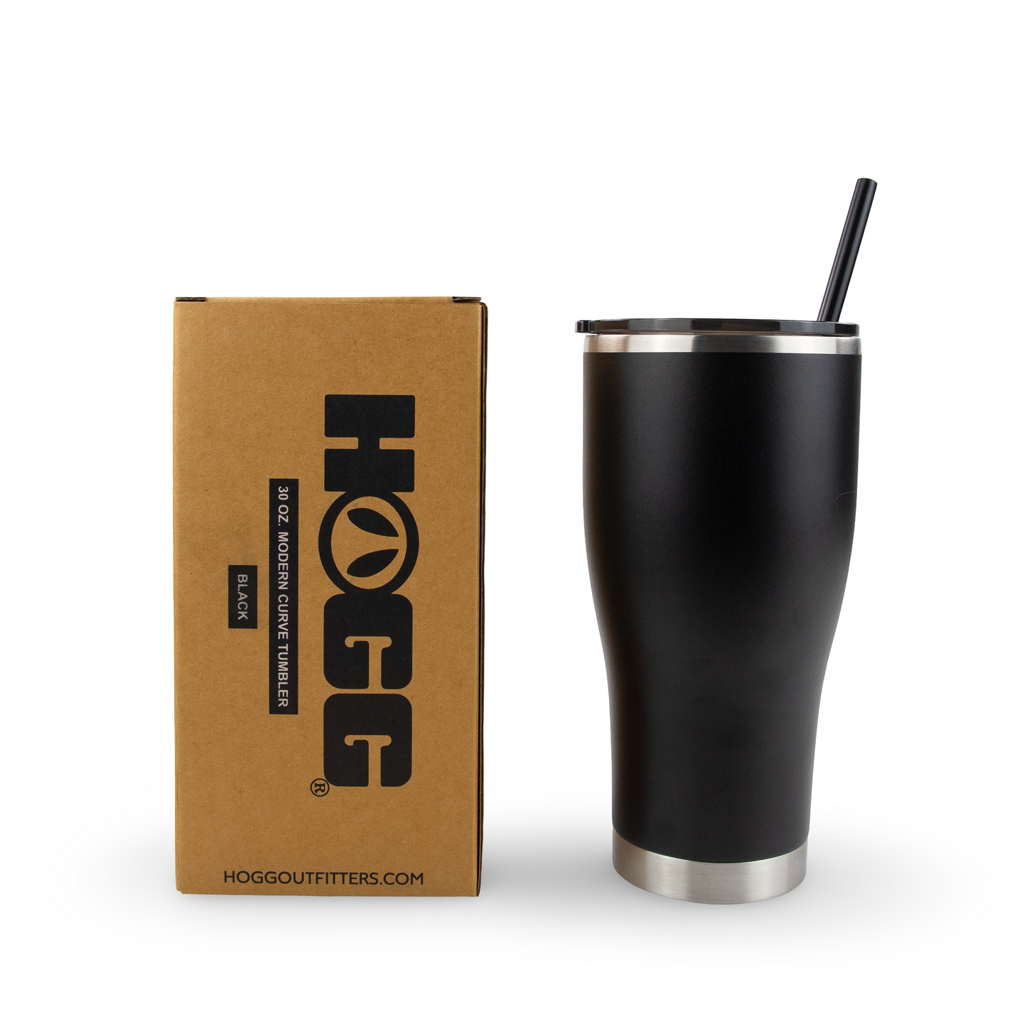 30oz POWDER COATED MODERN CURVE TUMBLER