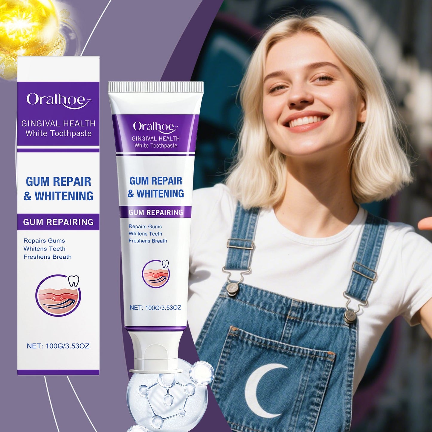 Brightening & Gum Care Repair Toothpaste 1 00g
