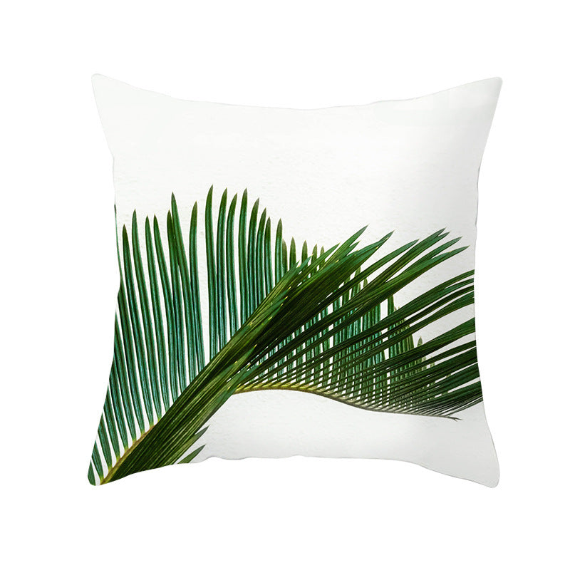 Tropical Plants Pillowcase Decor