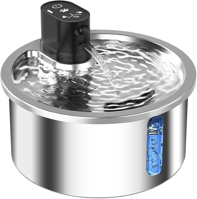 Cat Water Fountain Stainless Steel Constant Temperature Heating Cycle