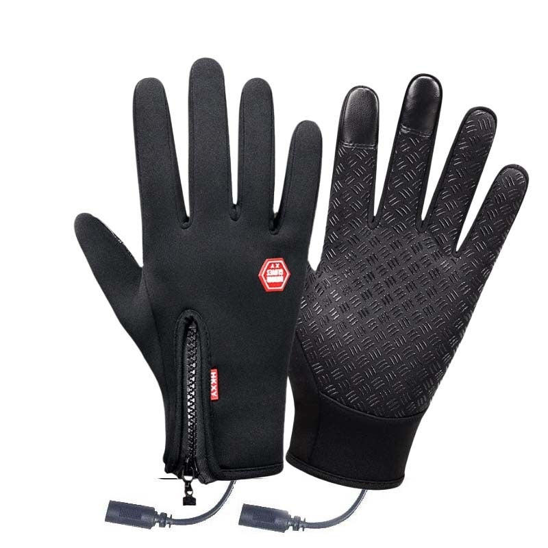 Charging Cycling Touch Screen Windproof Warm Usb Heating Gloves