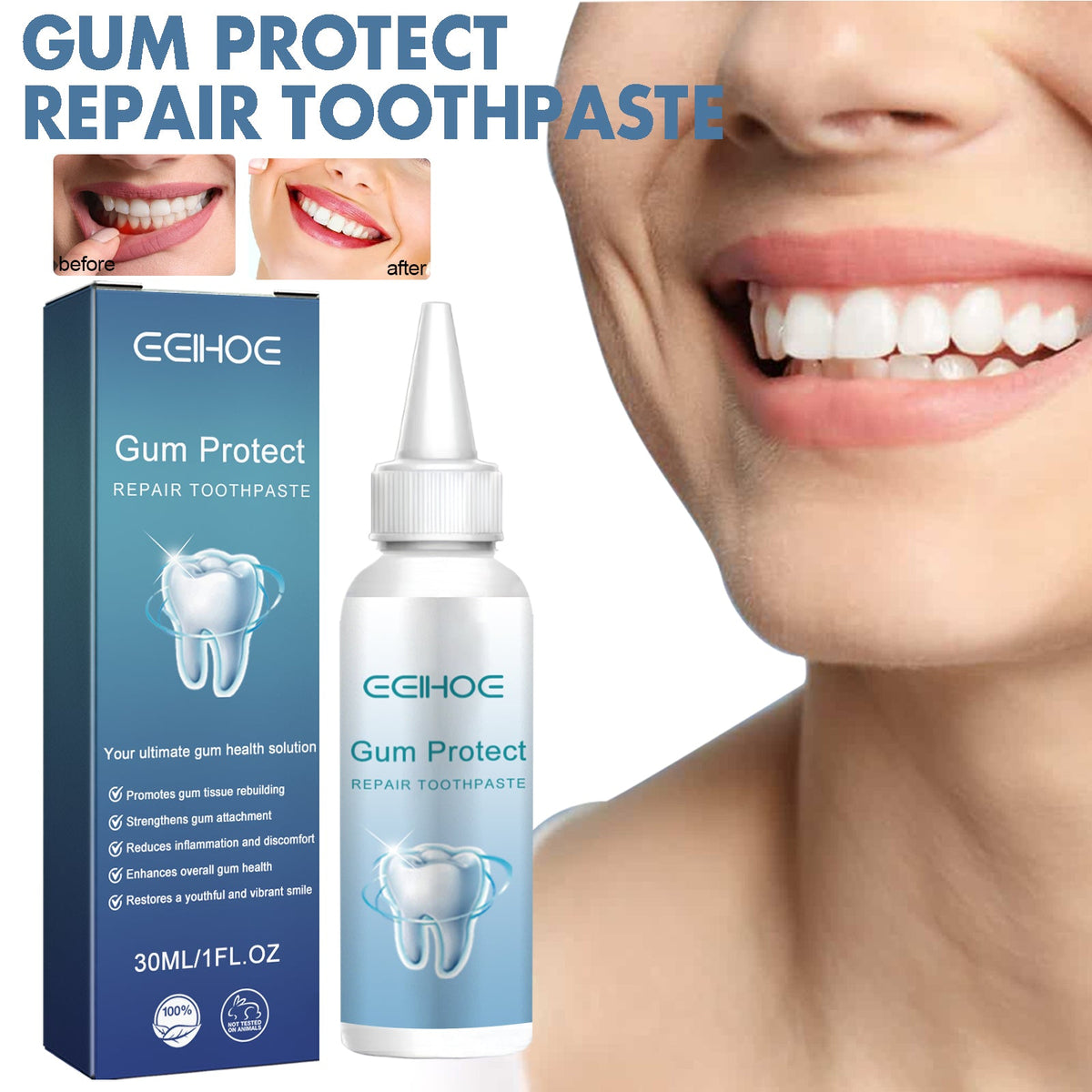 Gum Care Toothpaste 30ml  1box