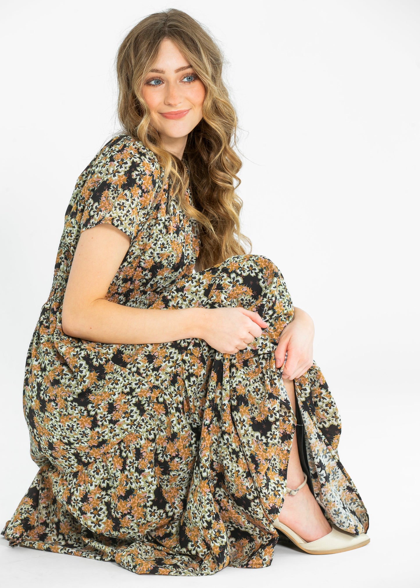 Fiona Floral Maxi Dress