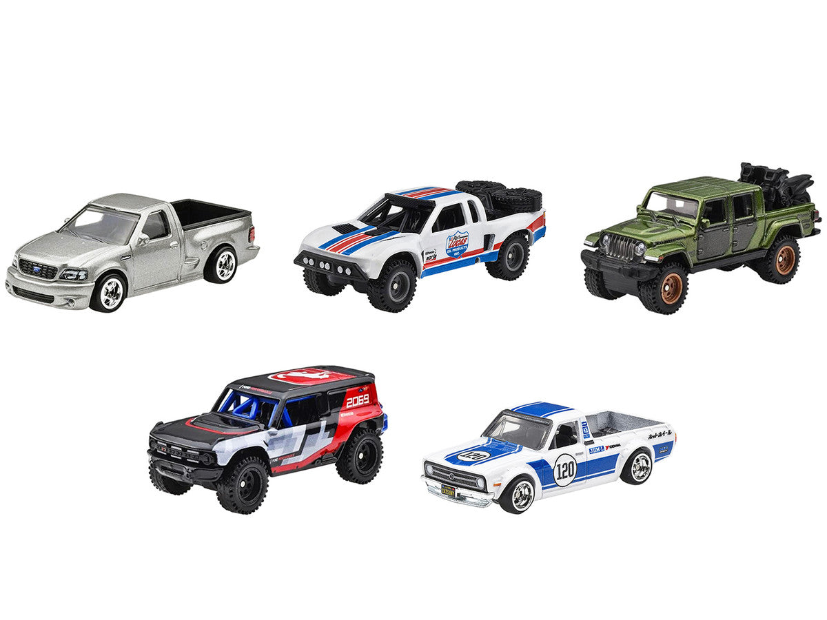 "Hyper Haulers" 5 piece Set "Car Culture" Series Diecast Model Cars by Hot Wheels
