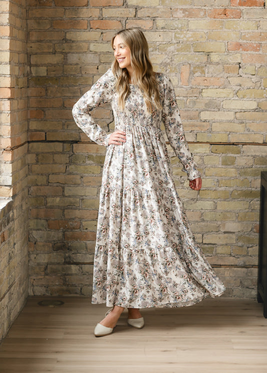 Gia Long Sleeve Maxi Dress