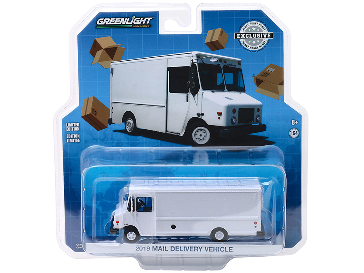 2019 Mail Delivery Vehicle White "Hobby Exclusive" 1/64 Diecast Model by Greenlight