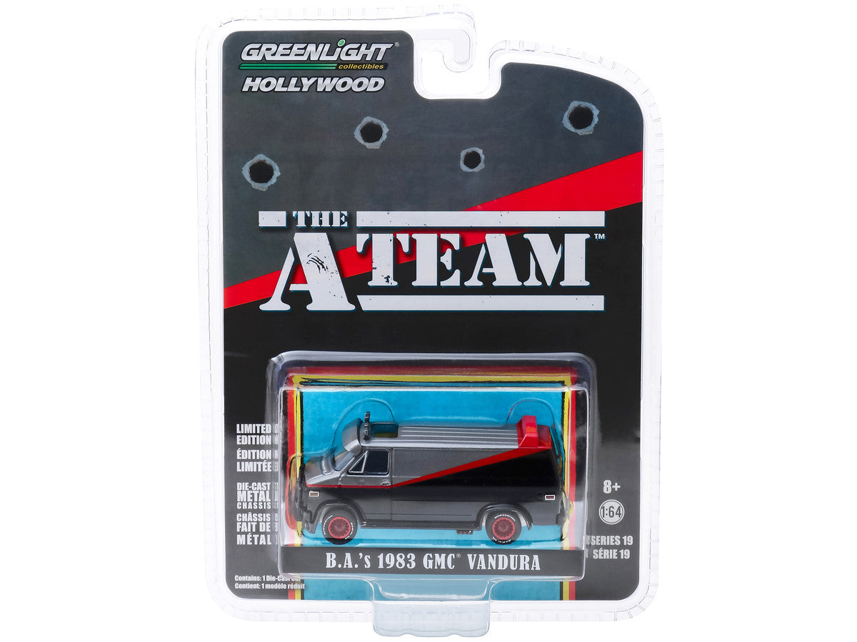 1983 GMC Vandura (B.A.'s) "The A-Team" (1983-1987) TV Series Hollywood Series 19 1/64 Diecast Model Car by Greenlight