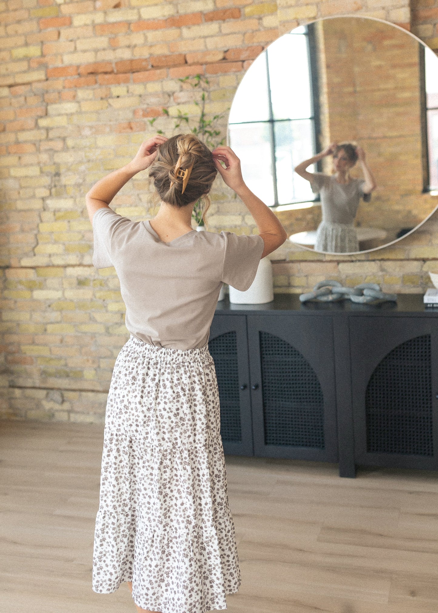 Harlow Tiered Floral Midi Skirt - FINAL SALE