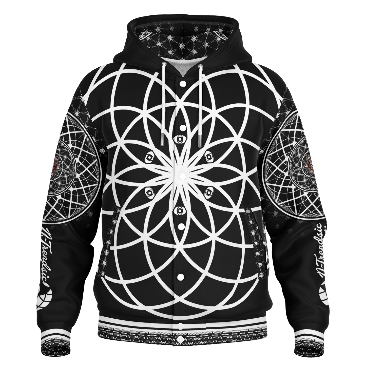 Mystic Eyes Sacred Geometry Jacket | Bold & Timeless