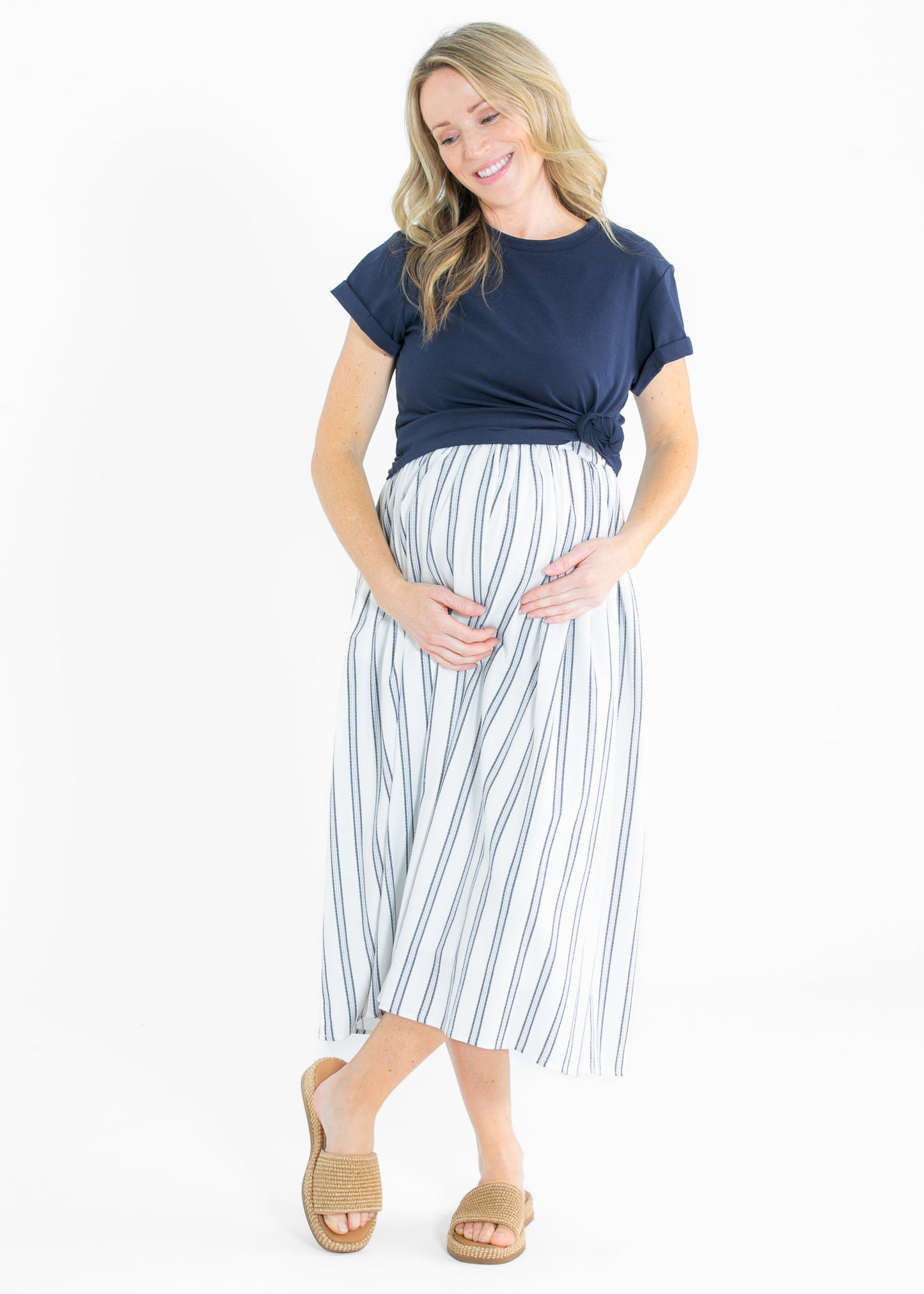 Laken Striped Midi Dress - FINAL SALE