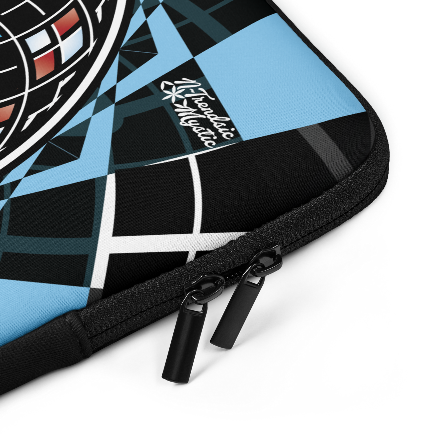 Quantum Bloom Laptop Sleeve | Mystic Sacred Geometry Design