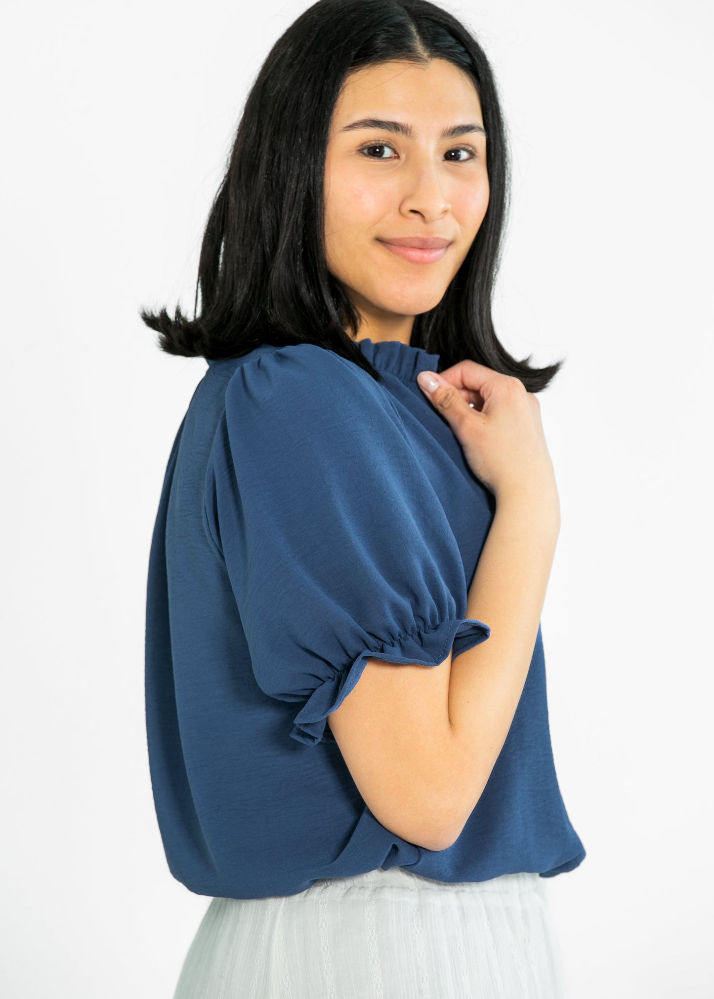 Laurel V-neck Short Sleeve Top - FINAL SALE