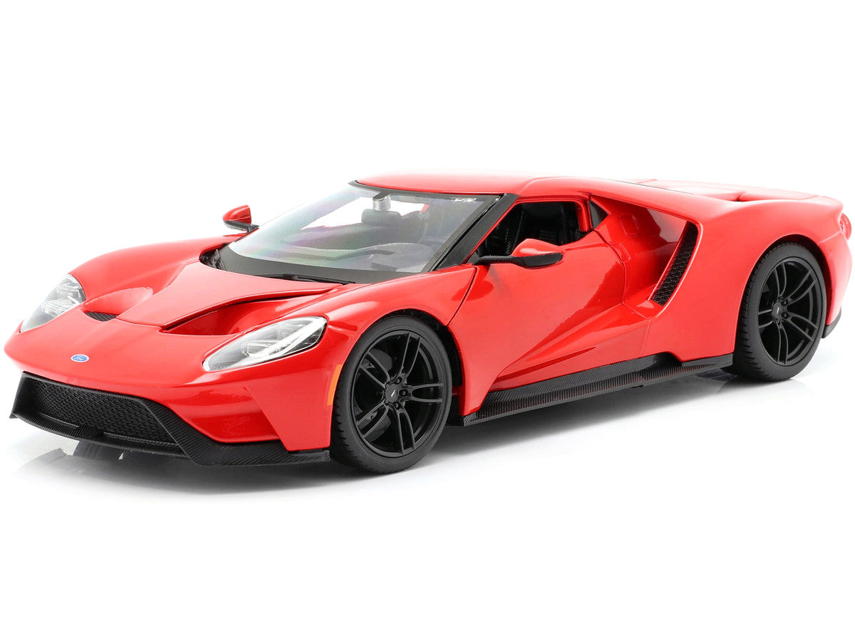 2017 Ford GT Red with Black Wheels "Special Edition" 1/18 Diecast Model Car by Maisto