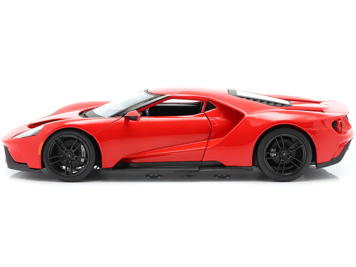 2017 Ford GT Red with Black Wheels "Special Edition" 1/18 Diecast Model Car by Maisto