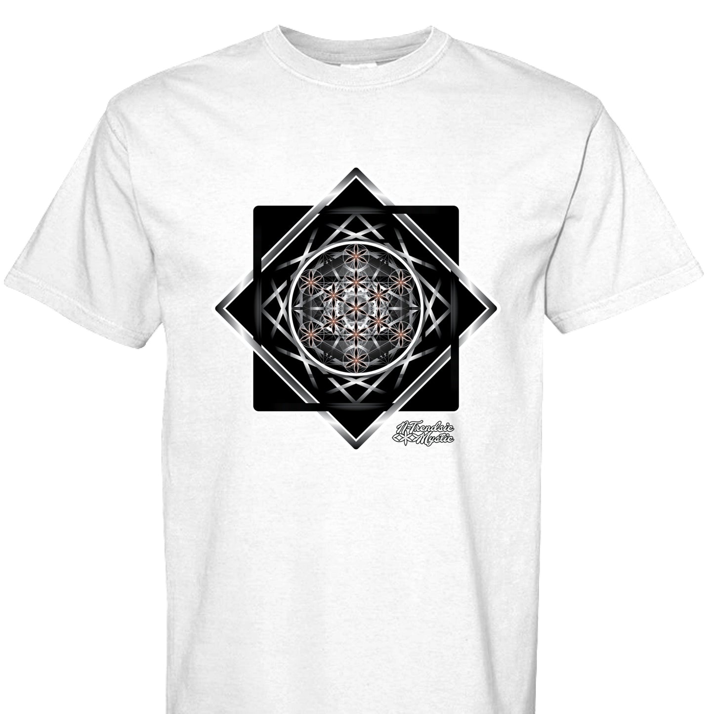 Mystic Drop | Melchizedek Sigil Tee | Black & White Edition