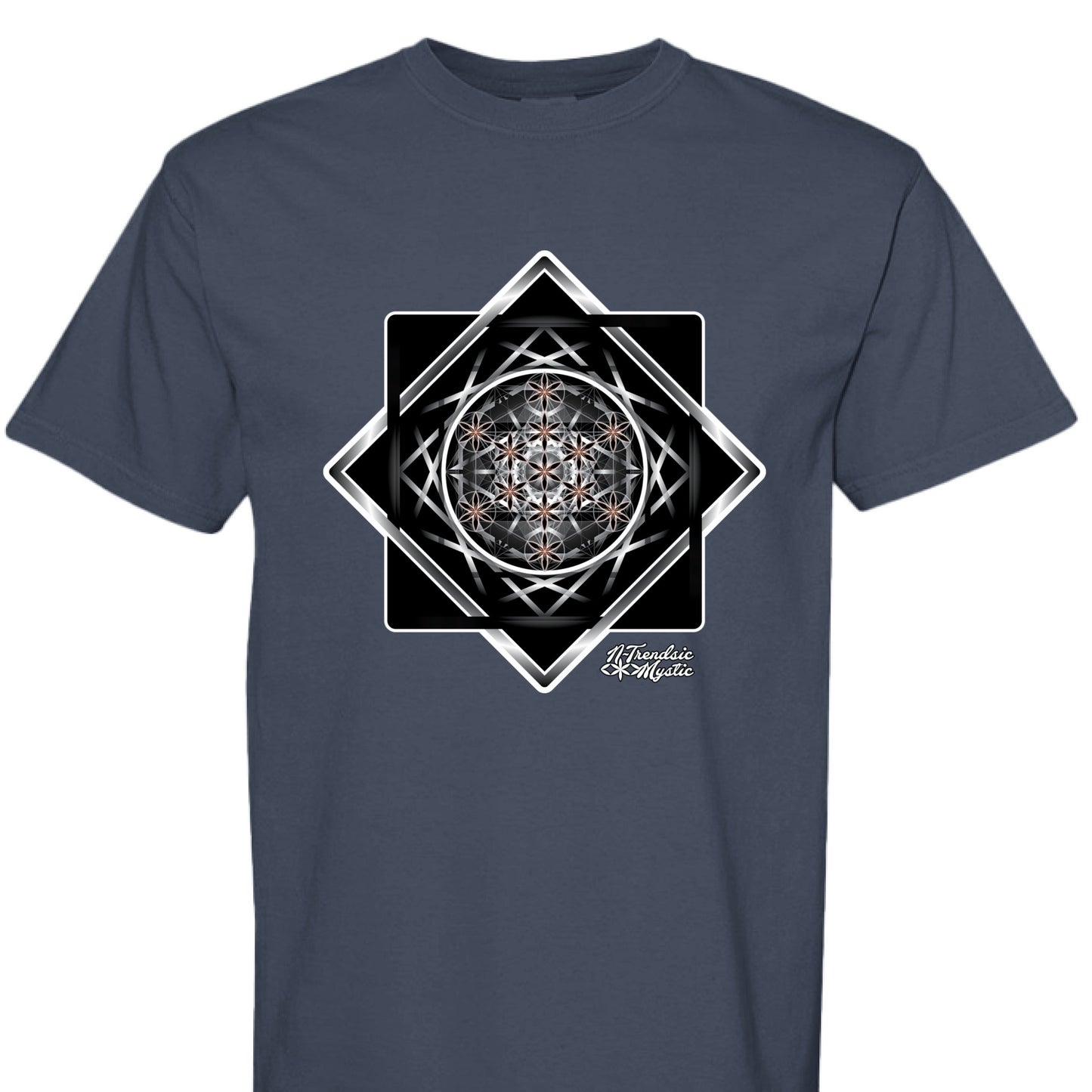 Mystic Drop | Melchizedek Sigil Tee | Black & White Edition