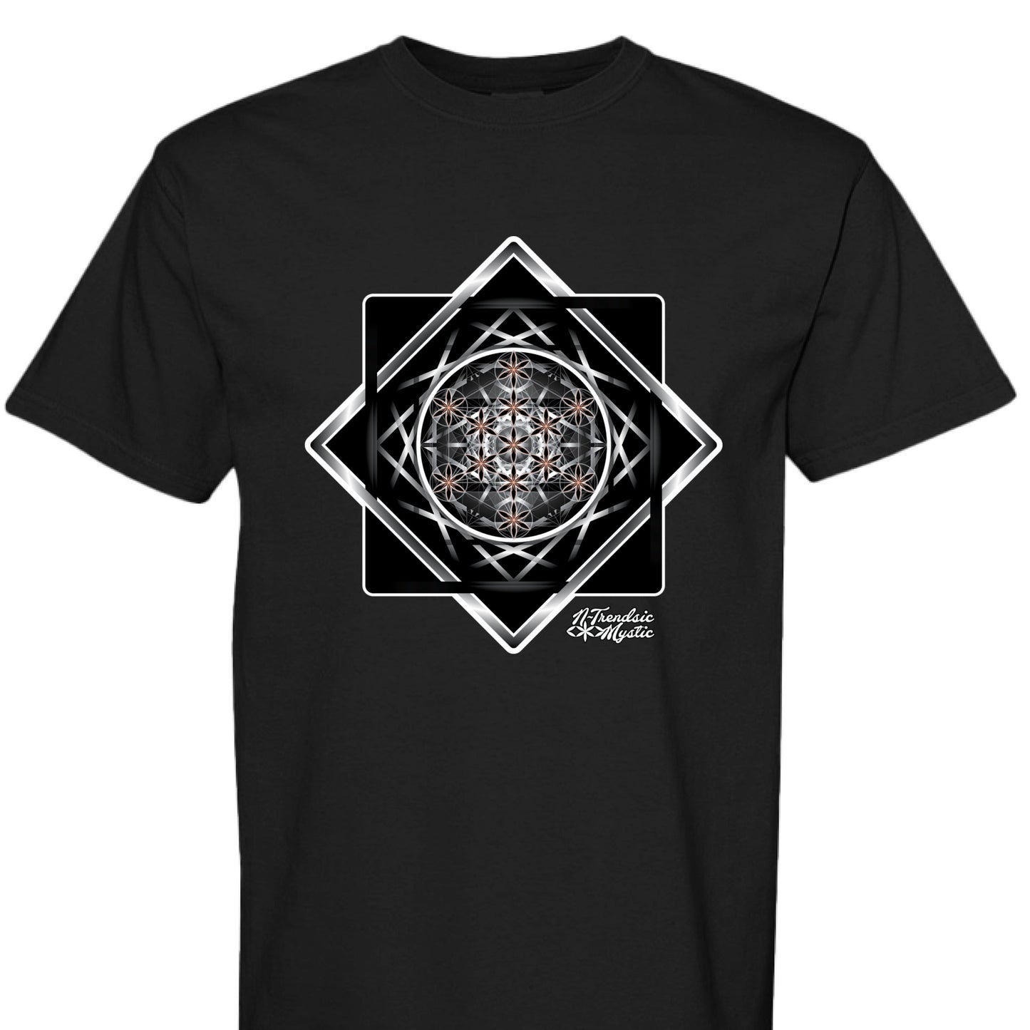 Mystic Drop | Melchizedek Sigil Tee | Black & White Edition