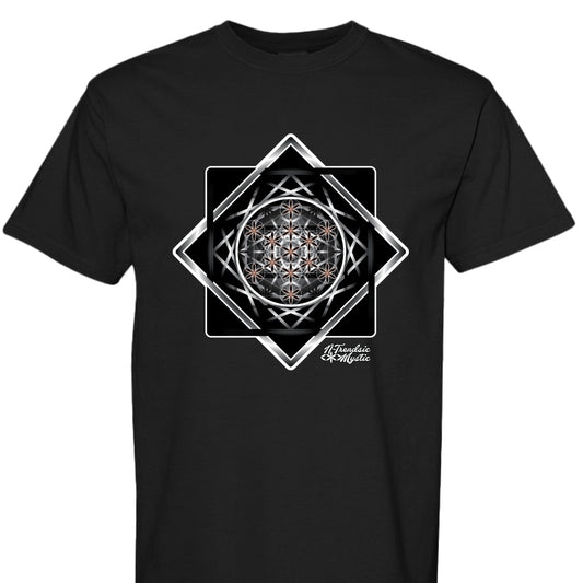 Mystic Drop | Melchizedek Sigil Tee | Black & White Edition