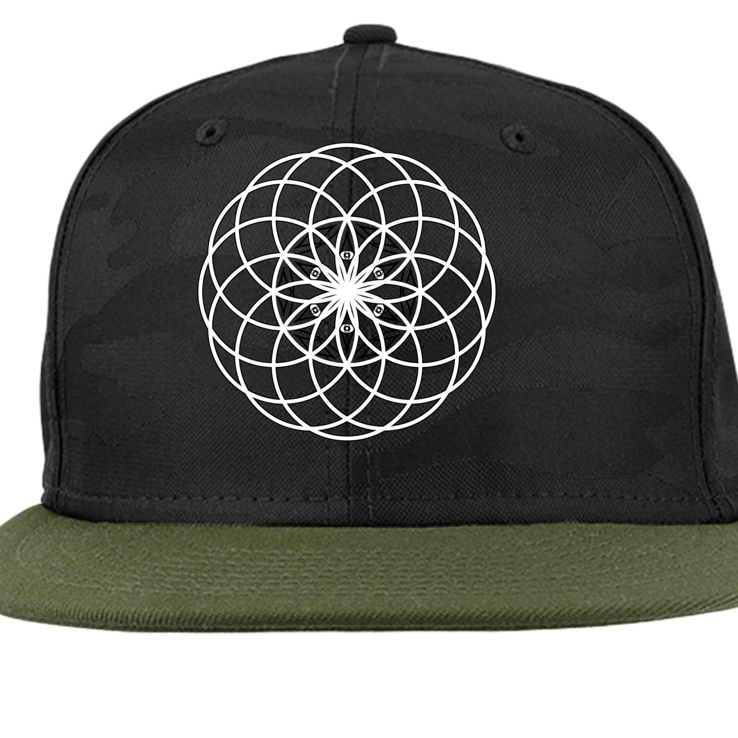 Mystic Drop II – Solar Nexus Cap| Sacred Geometry New Era Snapback Hat