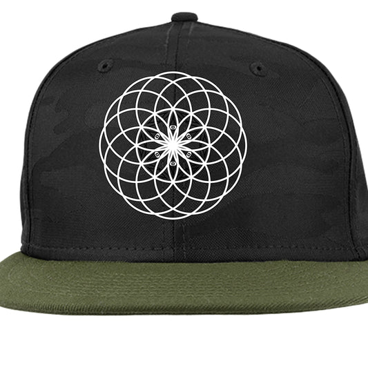 Mystic Drop II – Solar Nexus Cap| Sacred Geometry New Era Snapback Hat