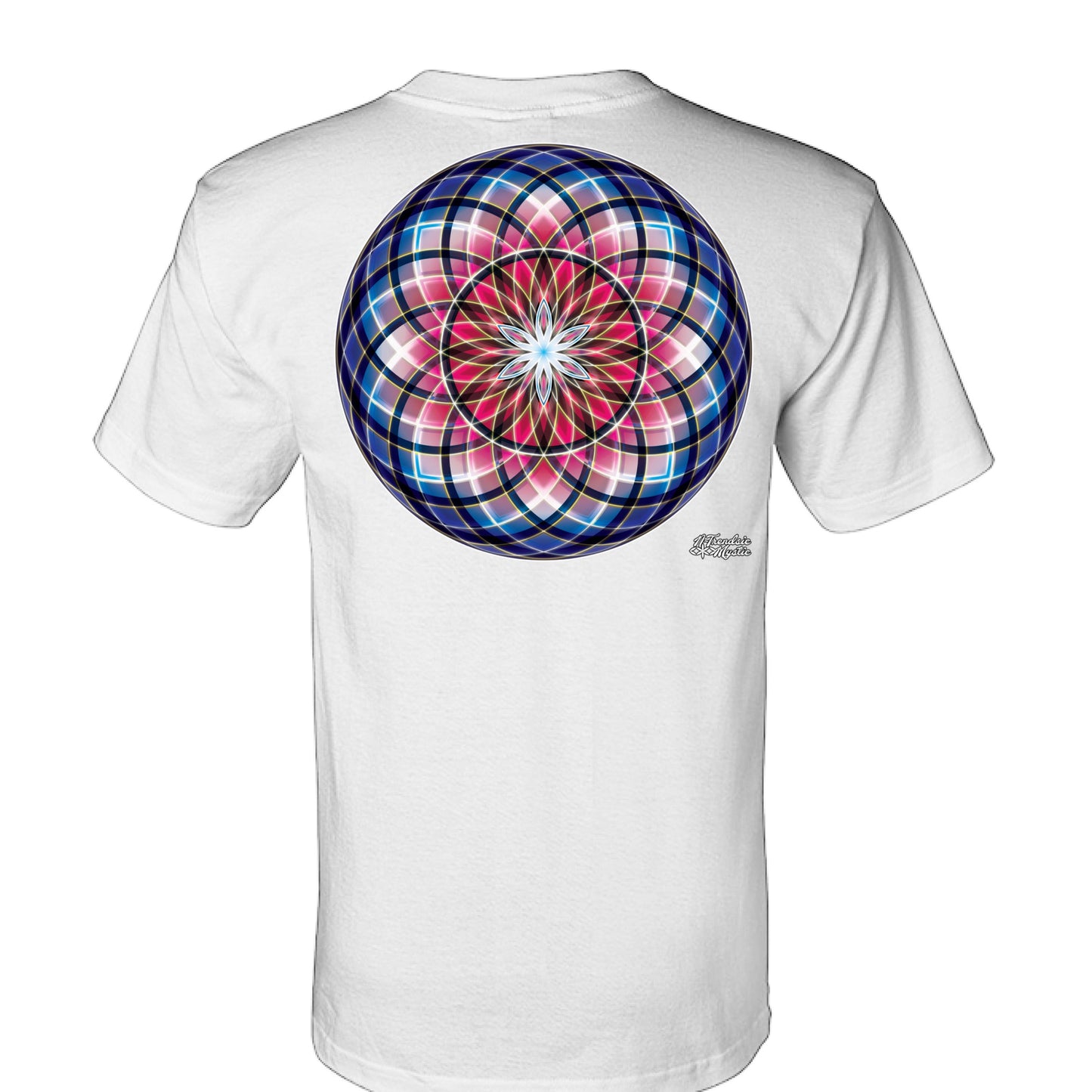 Blood Moon Sacred Geometry T-Shirt | Red Variant Tee | NTrendSic Mystic Streetwear Shirt