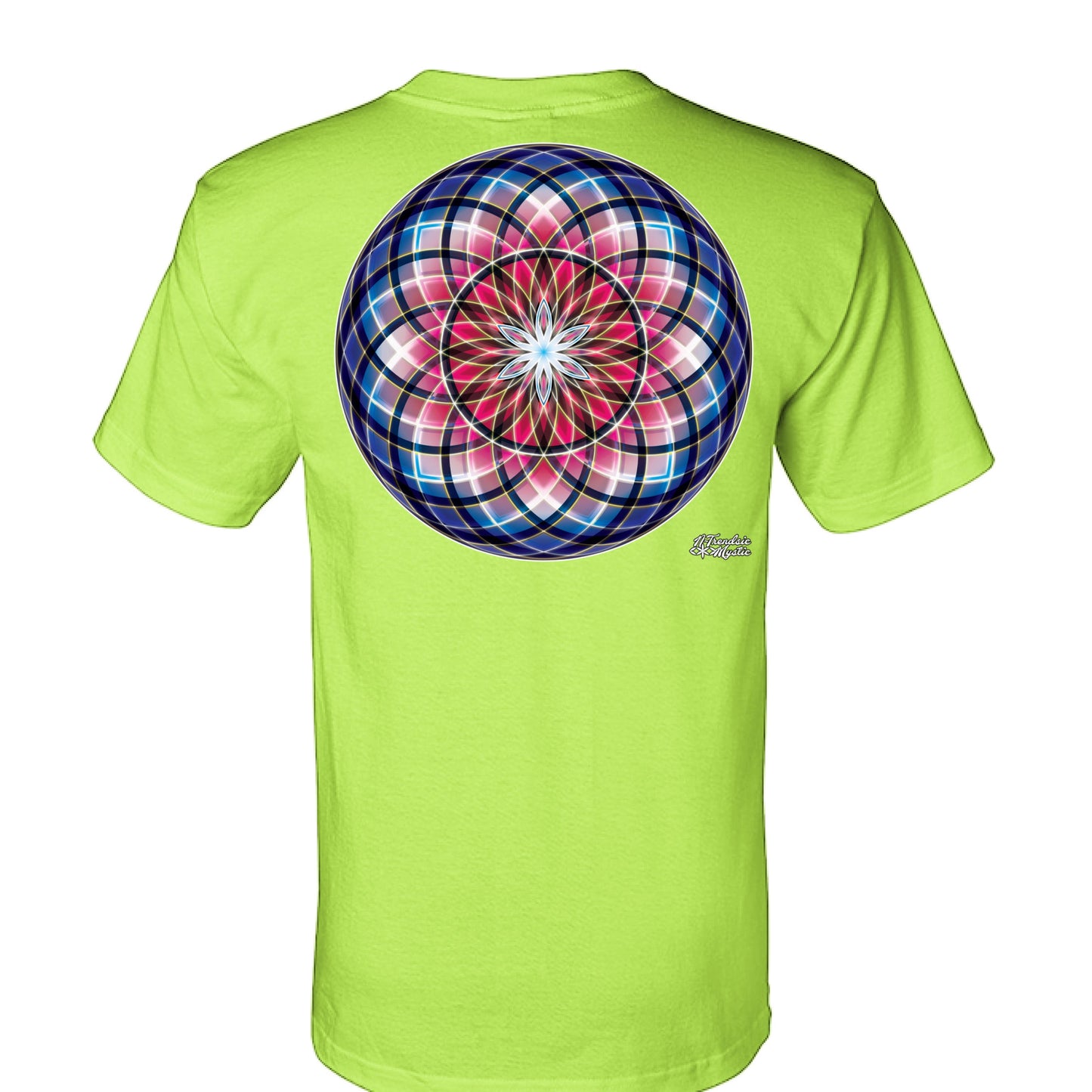 Blood Moon Sacred Geometry T-Shirt | Red Variant Tee | NTrendSic Mystic Streetwear Shirt