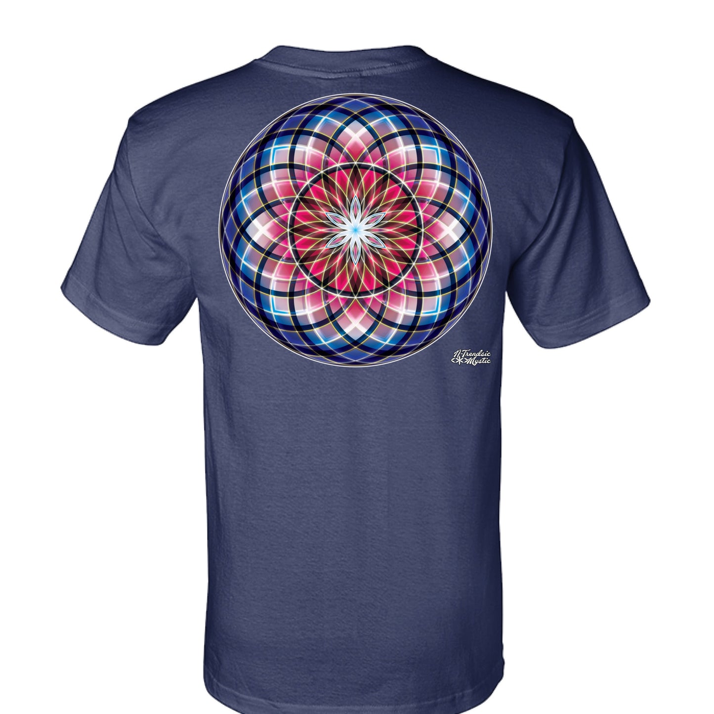 Blood Moon Sacred Geometry T-Shirt | Red Variant Tee | NTrendSic Mystic Streetwear Shirt